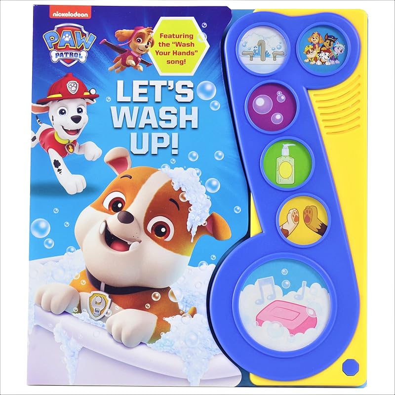 Nickelodeon Paw Patrol: Let's Wash Up! Sound Book by Pi Kids