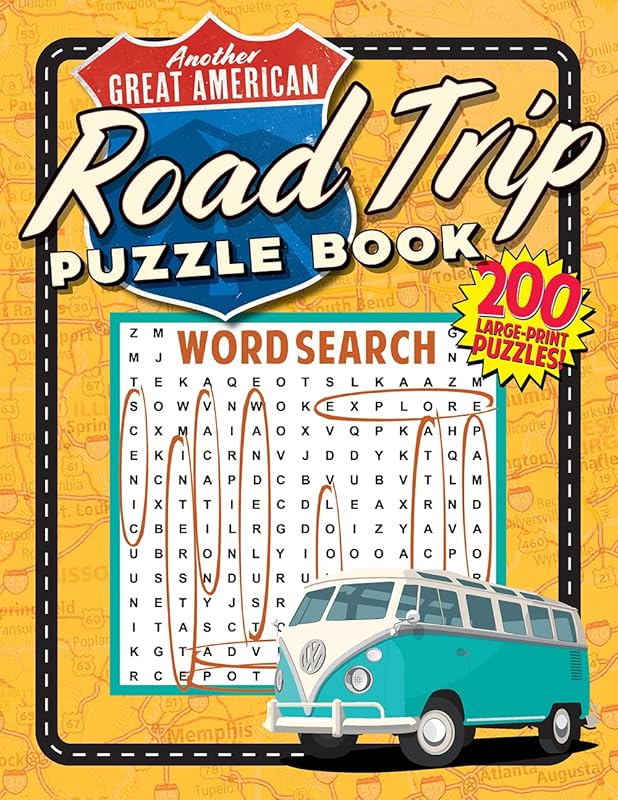 Another Great American Road Trip Puzzle Book (Grab A Pencil Press) by Applewood Books