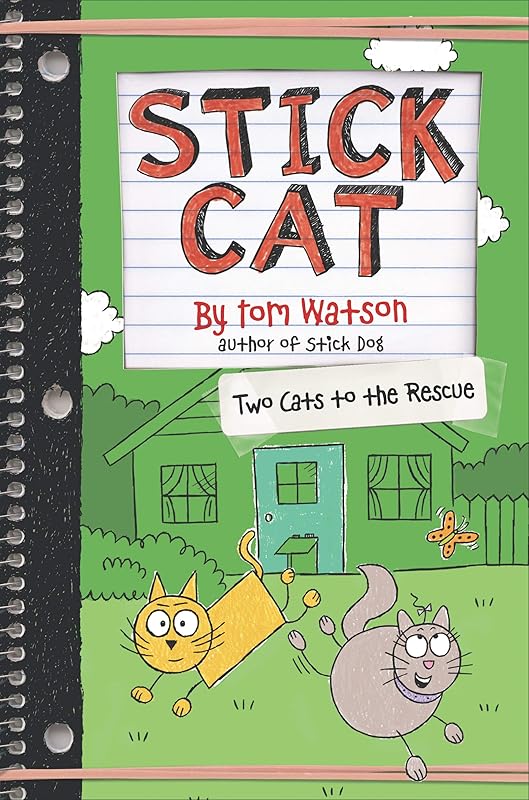 Stick Cat: Two Cats to the Rescue (Stick Cat, 5) by Tom Watson