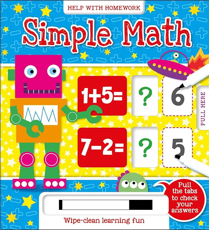 Simple Math: Wipe-clean learning fun (Help With Homework) by IglooBooks