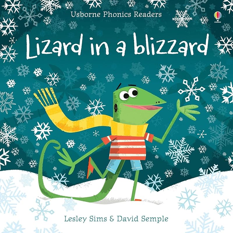 Lizard in a Blizzard by Lesley Sims