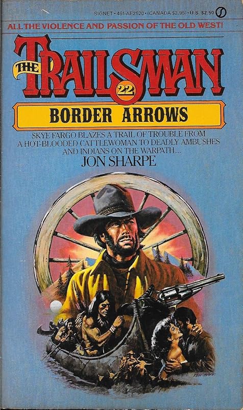 Border Arrows (The Trailsman #22) by Jon Sharpe