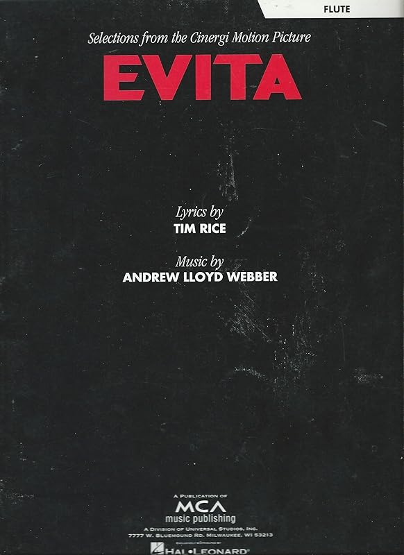 Evita (Selections): Alto Sax by Andrew Lloyd Webber