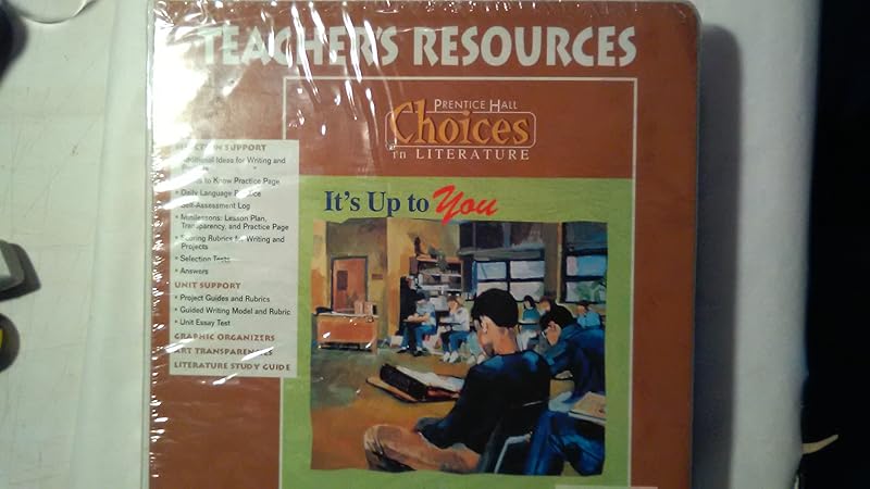 It's Up to You Teacher Resource Book: Choices in Literature, Copper (Choices in Literature (Copper Teacher's Guides)) by Globe Fearon