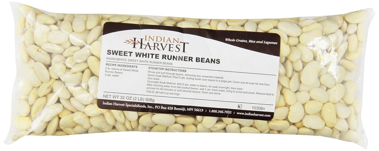 inharvest sweet white runner beans, 2 pound