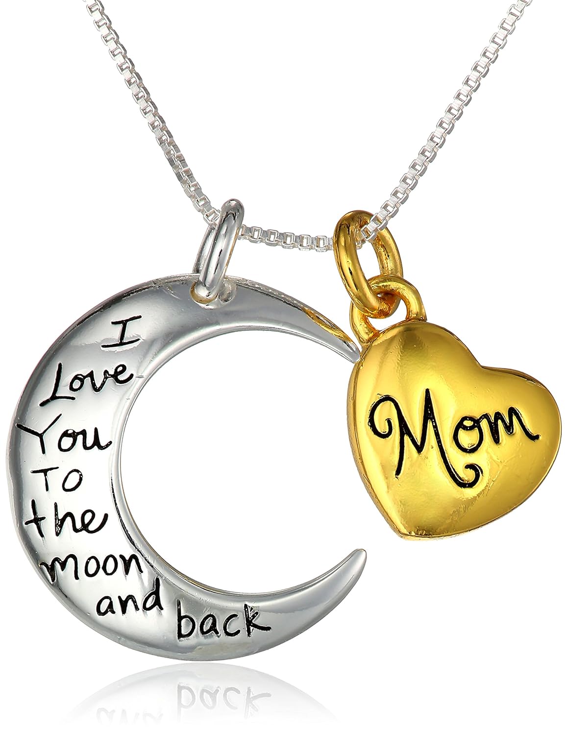 Moon & Back Sterling Silver CZ Heart Pendant (7033173) | Argos Price Tracker | Pricehistory.co.uk - Foto 7