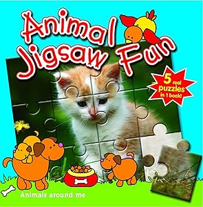 Animals Around Me: Animal Jigsaw Fun by Yoyo Books