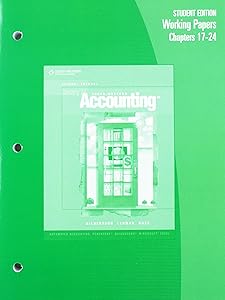 Working Papers, Chapters 17-24 for Gilbertson/Lehman/Ross' Century 21 Accounting: General Journal, 8th