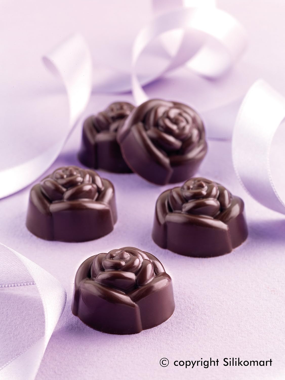 

Silikomart Silicone Chocolate Rose Mold