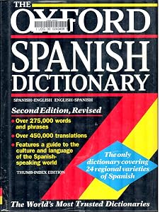 The Oxford Spanish Dictionary: Second edition revised with supplements (2001-07-19) by Beatriz Galimberti Jarman