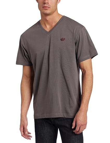 adidas mens adi v-neck tee 阿迪达斯短袖运动t恤iron$9.23