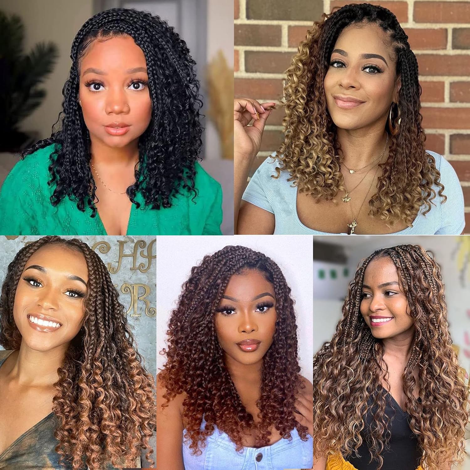 30 Inch Crochet Box Braids 8 Packs Black Goddess Box Braids Crochet Hair Bohomian Box Braids Crochet Hair Synthetic Braiding Hair Extensions_voghion.com