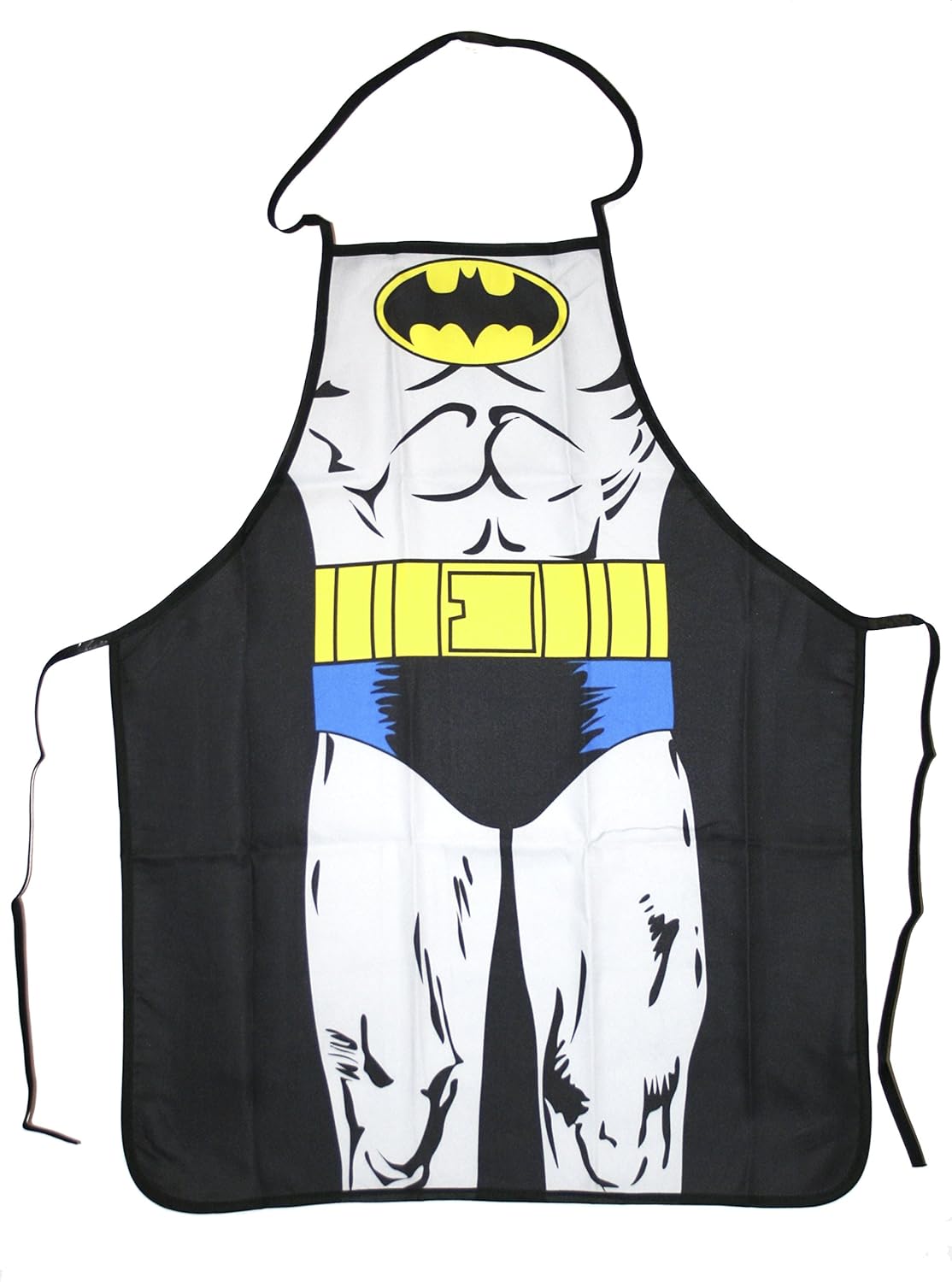 

Comic Character Adult Multipurpose Apron. Ideal for a Cook, Chef, Housewife, Artist, or a Griller - 100% Polyester and Quality Print - Very Colorful, Fun and Creative - Costume Alternative! Be a Hero / Heroine on the Grill, Kitchen or At Work!
