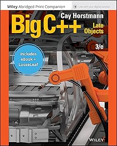 Big C++, 3e EPUB Reg Card Loose Leaf Print Companion Set