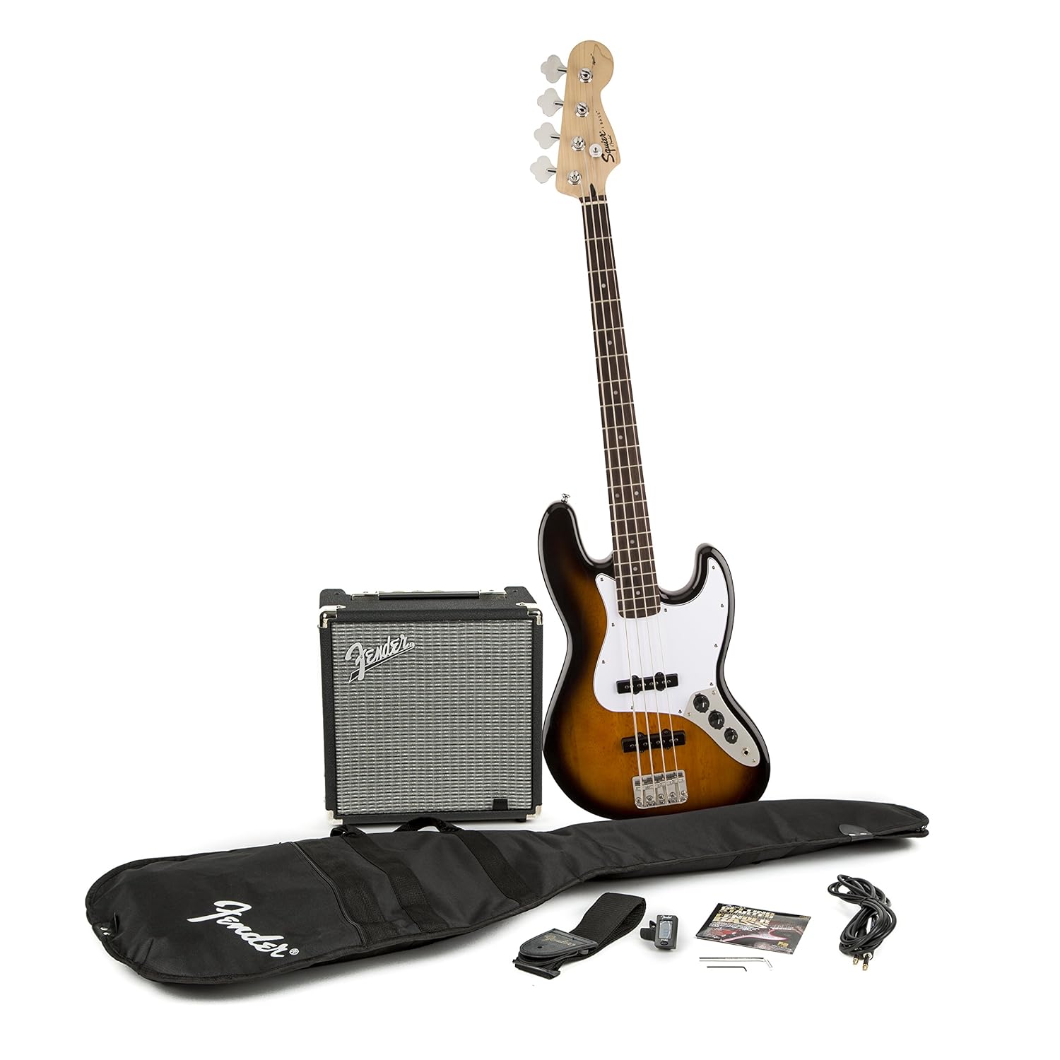 

Fender 0301676032 Squier J Bass Guitar Pack, Sunburst