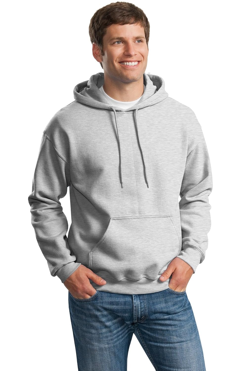 

Gildan Activewear DryBlend Pullover Hooded Sweatshirt, L, Ash