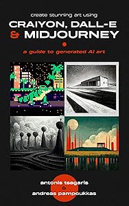 Create Stunning AI Art Using Craiyon, DALL-E and Midjourney: A Guide to AI-Generated Art For Everyone Using Craiyon, DALL-E and Midjourney (Graphic Design for Beginners Book 3) by Antonis Tsagaris