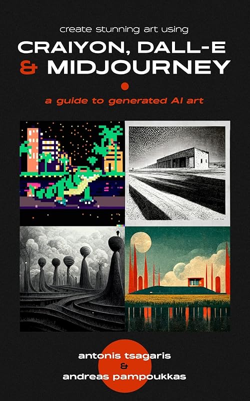 Create Stunning AI Art Using Craiyon, DALL-E and Midjourney: A Guide to AI-Generated Art For Everyone Using Craiyon, DALL-E and Midjourney (Graphic Design for Beginners Book 3) by Antonis Tsagaris