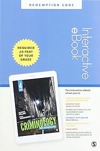 Criminology - Interactive eBook: The Essentials