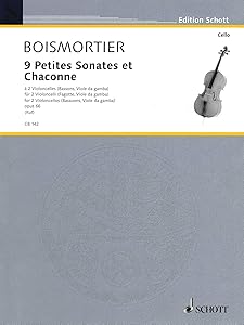 9 Little Sonatas and Chaconnes: 2 Cellos by Joseph Bodin De Boismortier