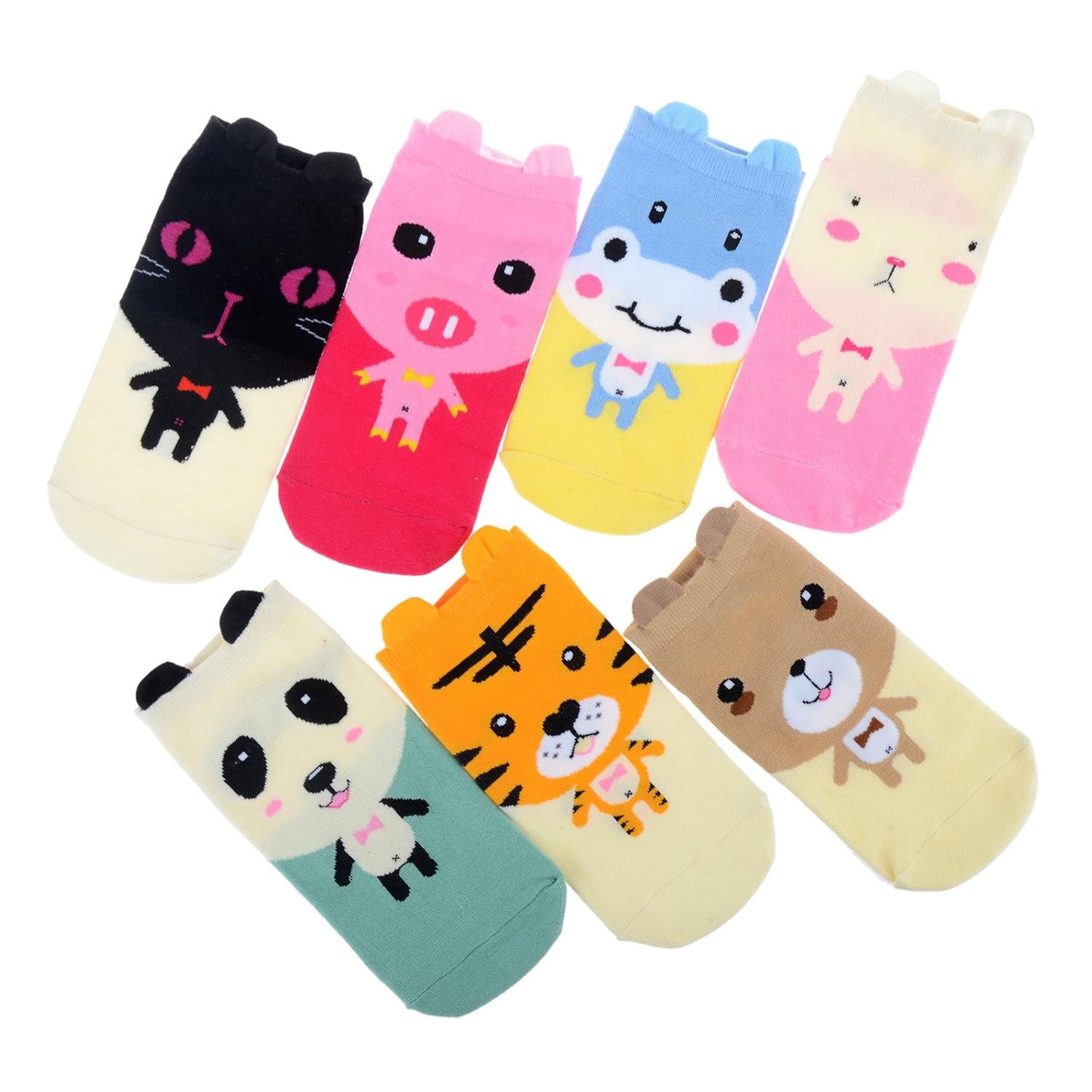 

Imixlot Womens Girls Cute Cartoon Animal Ankle Socks
