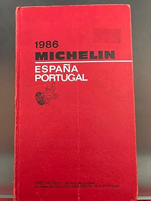 Michelin Red-Espana-Portuga 1986
