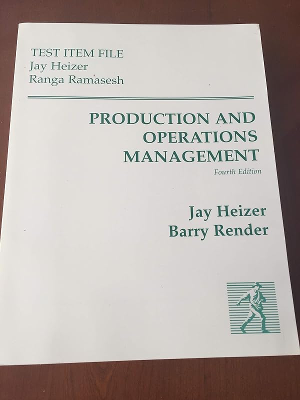 Sm Production Operations Mgmt T/B by HEIZER