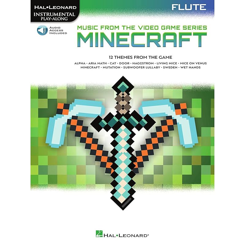 Minecraft: Music from the Video Game Series - Instrumental Play-Along for Flute (Book/Online Audio) by Various