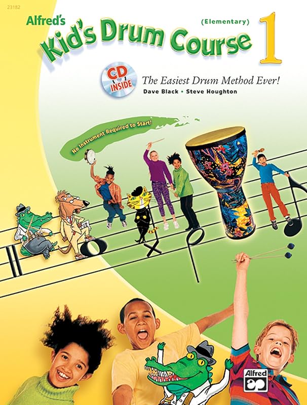Alfred's Kid's Drum Course, Bk 1: The Easiest Drum Method Ever!, Starter Kit (Sound Shape™ included) by Dave Black