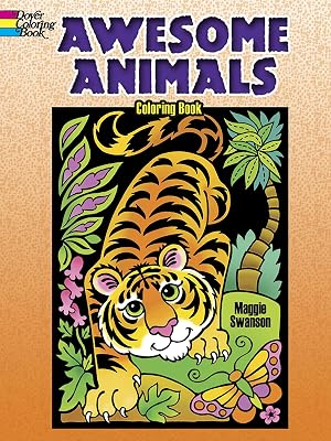 Awesome Animals Coloring Book (Dover Animal Coloring Books)