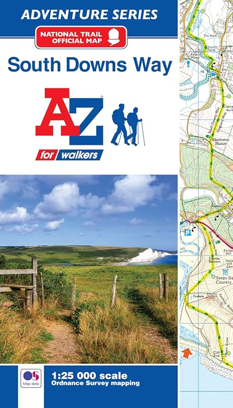 South Downs Way A-Z Adventure Atlas by Geographers' A-Z Map Co Ltd