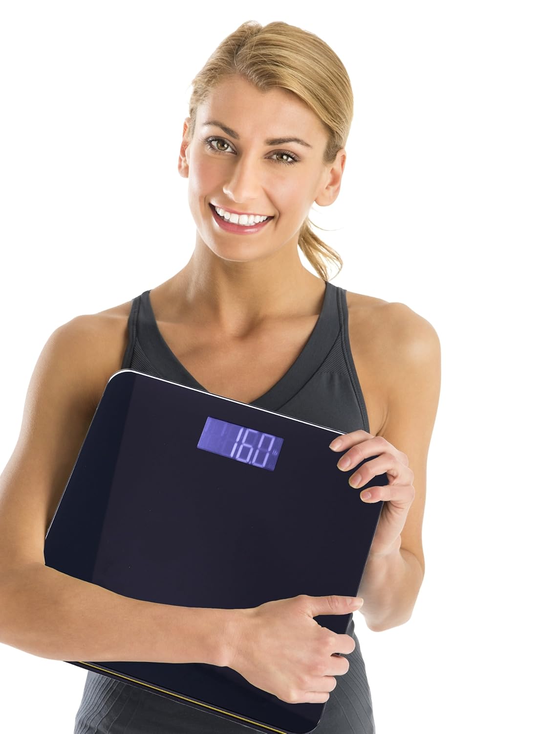 Ivation Ultra Thin LED Tempered Glass Digital Bathroom Scale Best