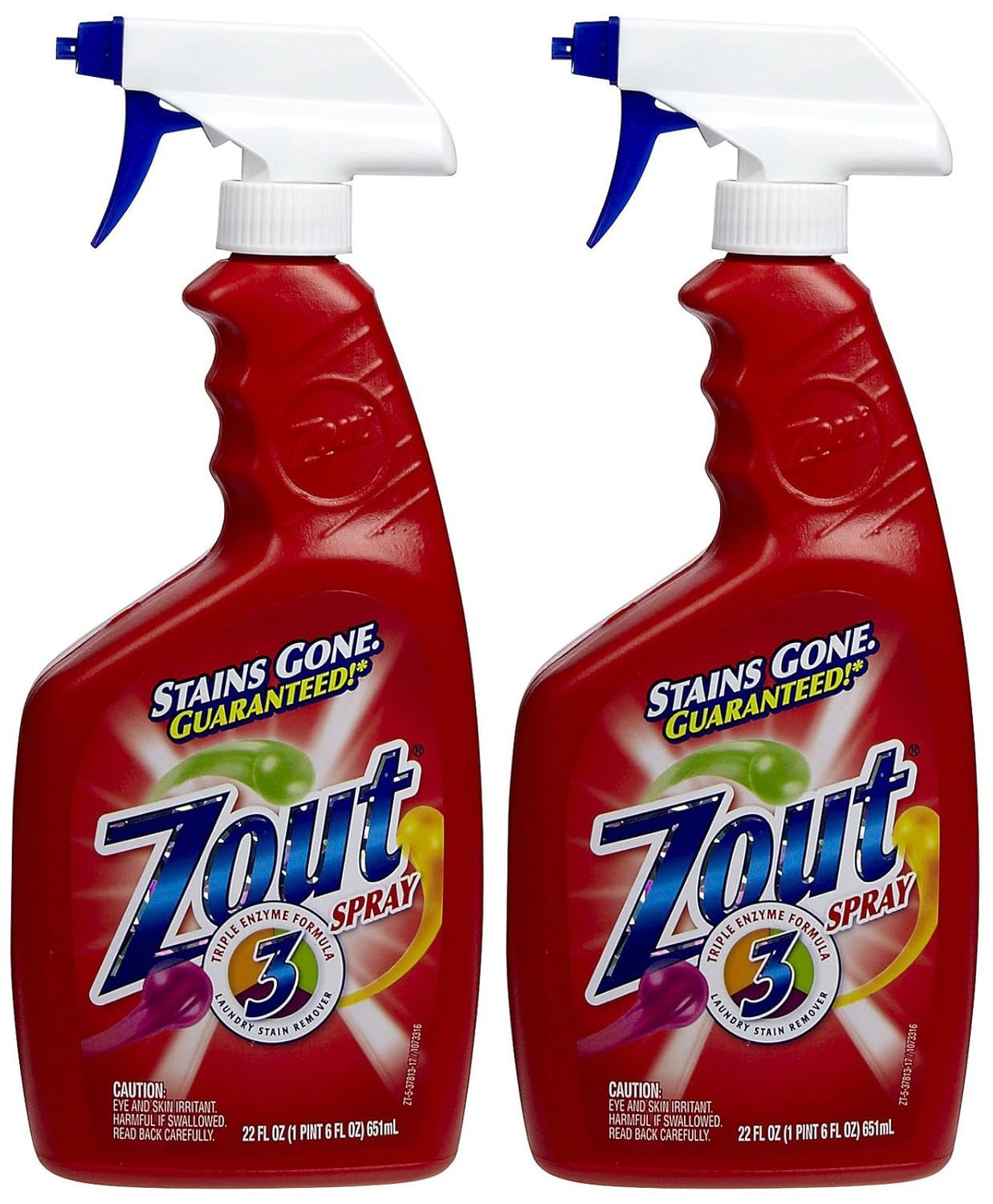 

Zout Laundry Stain Remover Spray, 22 oz-2 pack