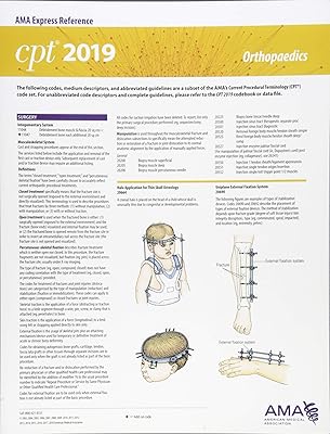 Erc-CPT 2019 Orthopaedics