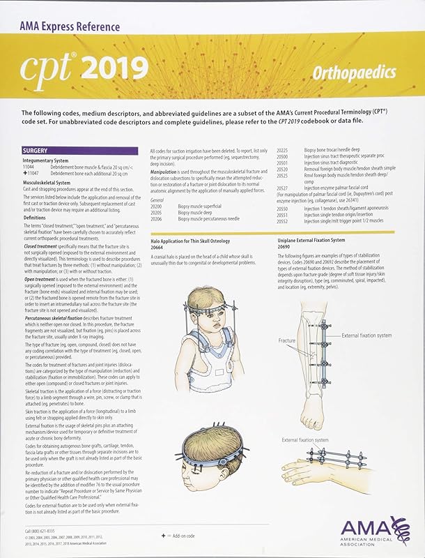 Erc-CPT 2019 Orthopaedics by American Medical Association