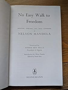 No Easy Walk to Freedom
