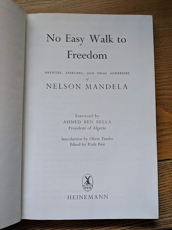 No Easy Walk to Freedom by Nelson MANDELA