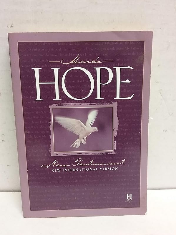 Here's Hope Bible: New International Version, New Testament by New International Version
