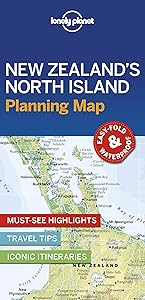Lonely Planet New Zealand's North Island Planning Map 1