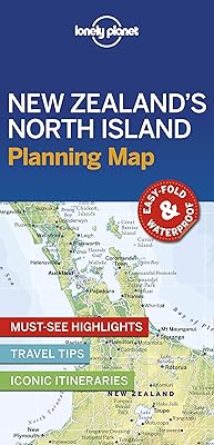 Lonely Planet New Zealand's North Island Planning Map 1