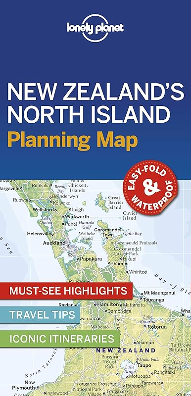 Lonely Planet New Zealand's North Island Planning Map 1 by Lonely Planet