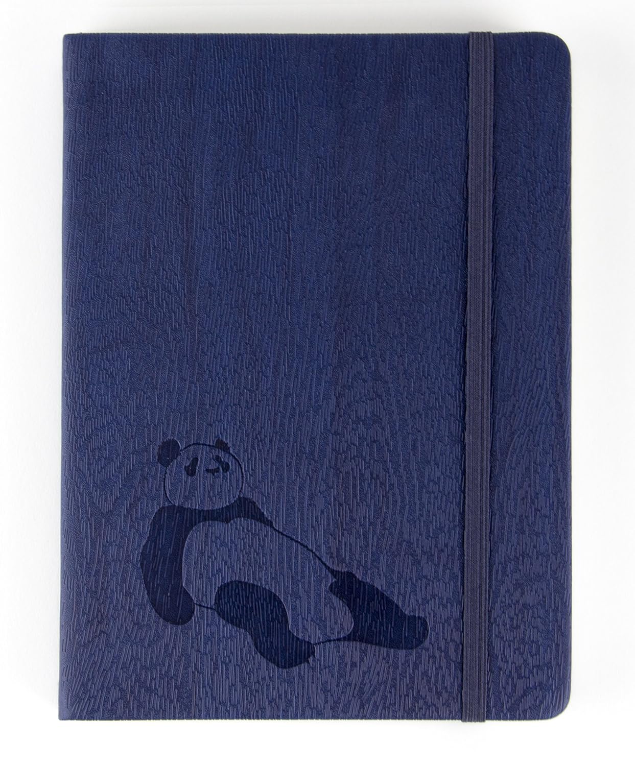 

Red Co Journal with Embossed Panda 240 Pages, 5"x 7" Lined, Navy Blue
