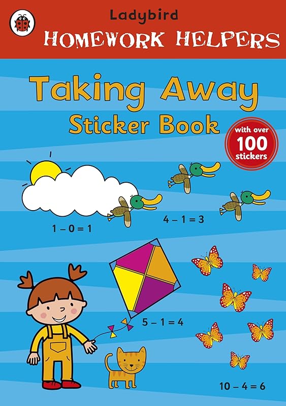 Homework Helpers Taking Away Sticker Book by Ladybird