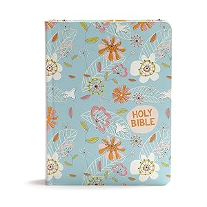 CSB Journal and Draw Bible for Kids, Blue, Black Letter, Single-Column, Wide Margins, Journaling Space, Illustrations, Reading Plan, Easy-to-Read Bible Serif Type