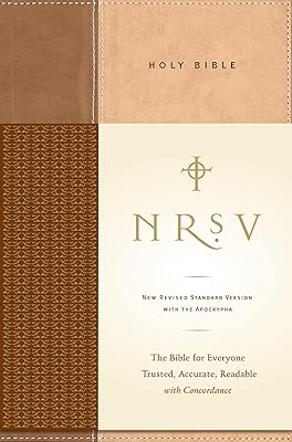 NRSV, Standard Bible with Apocrypha, Hardcover, Tan/Brown: The Bible for Everyone: Trusted, Accurate, Readable