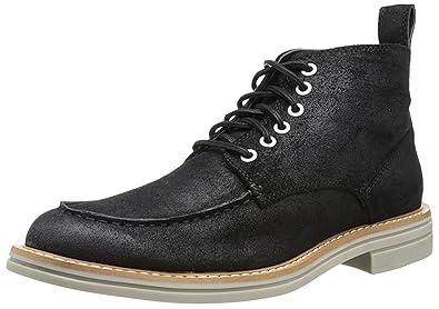 ck jeans mens espen coated suede chukka boot
