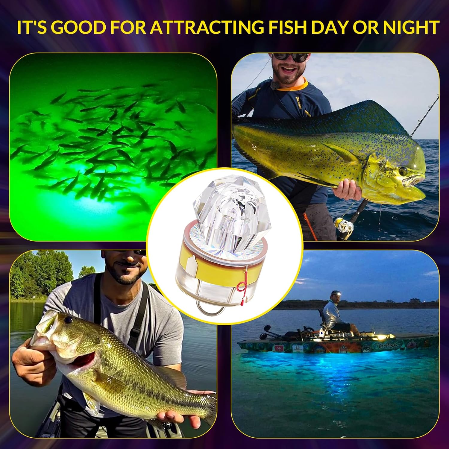 6pcs LED Fishing Lures Deep Drop Fishing Lights Underwater Flasher Lights Bass | eBay 6pcs LED Fishing Lures Deep Drop Fishing Lights Underwater Flasher Lights Bass | eBay