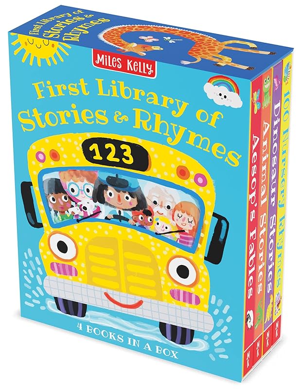 First Library Stories & Rhymes Slipcase: Traditional Stories, Nursery Rhymes and Contemporary Fiction by Miles Kelly Publishing