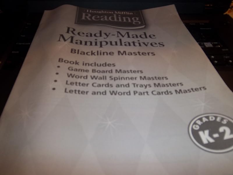 Ready-Made Manipulatives Blackline Masters (Houghton Mifflin Reading, Grade K-2) by unknown author