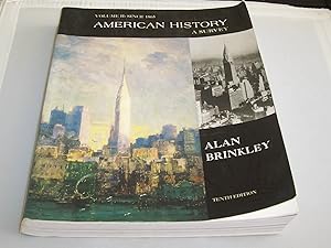 American History: A Survey : Since 1865: 2 by a